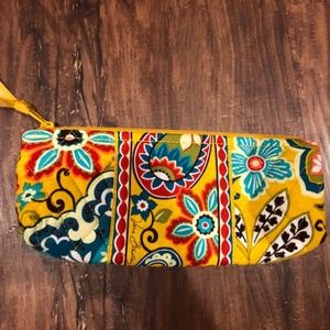 Yellow VERA BRADLEY small pouch